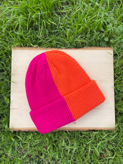 Vertical Split Beanie